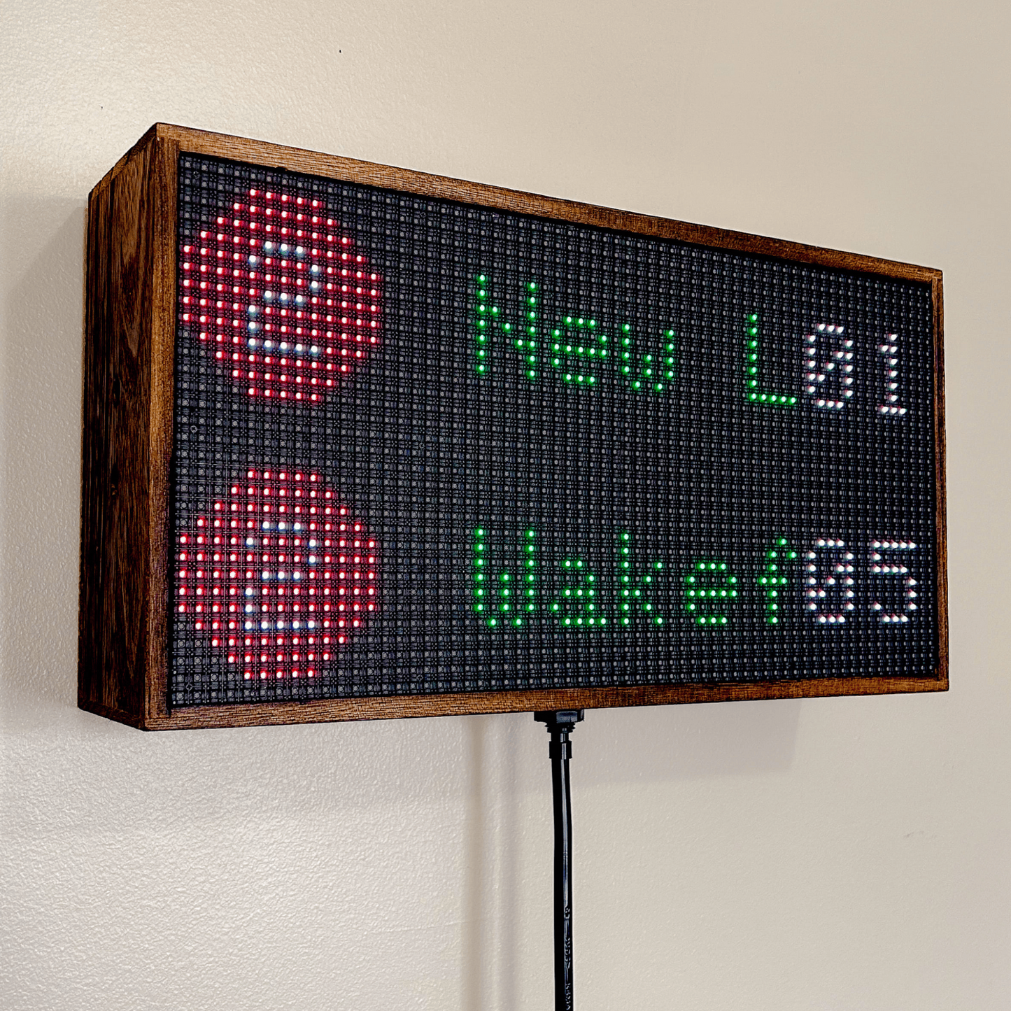 NYC Subway Countdown Clock, WiFi LED Display, Real-Time MTA Arrival Times